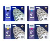 4 Originale Inchiostro Epson 79XL Workforce Pro WF5620DWF WF5110dw WF5190dw