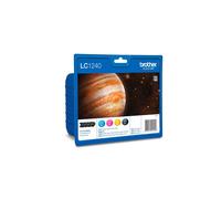 4 ORIGINALI BROTHER LC1240 BK C M Y PER Brother MFC-J 625DW 835DW 825DW 5910DW