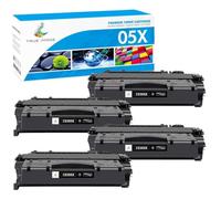 4 Pacchetto Black CE505X 05x Toner Compatibile per p2055dn P2055x Stampanti