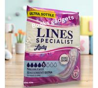 4 Pacchi (40 Assorbenti) Lines Specialist Extra per Perdite Urine Zero Odore