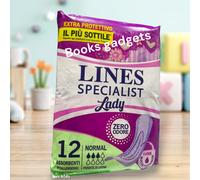 4 Pacchi (48 Assorbenti) Lines Specialist Lady Normal per Perdite di Urine