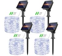 [ 4 Pacchi ] Catena Luminosa Esterno Solare 80LED Luci Solari da Giardino 8