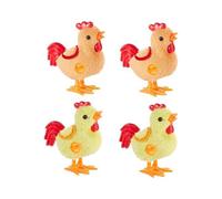 4 Pacchi di Giocattoli di Peluche A Carica di Pasqua Che Saltano per I Più Piccoli, Saltando per il Gallo di Pasqua