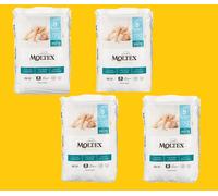 4 PACCHI DI MOLTEX PANNOLINI ECO PANTS TG. 5 9/14 KG 20 PEZZI - Cotone