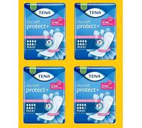 TENA Discreet Maxi - Assorbenti per Perdite Urinarie Femminili, Discreti e Confortevoli, 12 Pezzi