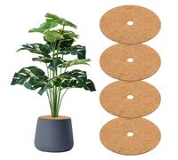 4-Pack 11,8" Fibre di cocco Pacciamatura Anello Protettivo per Alberi Tappetino