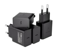 4-Pack 15W USB C Caricabatteria Adattatore PD Caricatore Rapido Plug Compatibile con Samsung Galaxy S8, S9, S10 Plus, S10e 5G, S20, S21, A50, A51, A40, A34, A33, A30, A20e, A13, Z Flip3, Z Fold3 5G