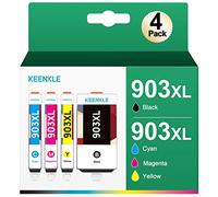 4-Pack 903XL Alta Resa Cartucce Compatibile per HP 903 XL Multipack per HP OfficeJet 6950 6960 6951 Per OfficeJet pro 6960 6974 OfficeJet Pro 6970 All-in-One Stampante (Nero Ciano Magenta Giallo)