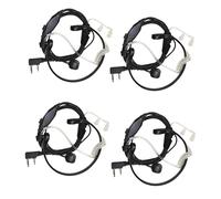 4-Pack Acustico Tubo Auricolare Microfono Cuffie Per Retevis H-777 RT-5R RT-5RV
