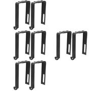 4 Pack Appendiabiti Da Porta Regolabile Ganci Per Guardaroba Riporre L'auto