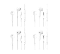 4 Pack Auricolari cablati Intra auricolari auricolari auricolari jack Nothing Ear cuffie con microfono controllo del volume, auricolari cablati jack compatibili con Samsung Xiaomi 3,5 mm
