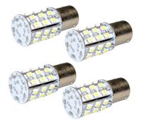 4-Pack BA15s Baionetta Base 30 LED SMD Caldo Bianco per #93-1156 Rv Luci