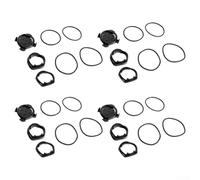 4-Pack Bike Computer Strap for per garmin Elastic Mount 4-Pack | 4 elastic ropes, secure binding, fits per garmin, per road bike, easy installation, black color