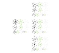 4 Pack Clip Per Piante Da Giardinaggio Fissaggio Pinte Plastica Cerchi Supporto