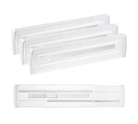 4 Pack Divider per Organizzatore Estendibile 3.1" Altezza 11.2"-20" Trasparente