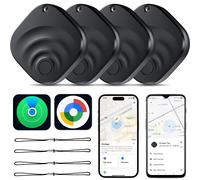 4 Pack Dual System Air Tracker Tag per iOS e Android Localizzatore Bluetooth