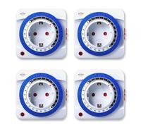 4-Pack ELRO TI1000, timer meccanico, compatto, 15 minuti, fino a 3600 W, per interni