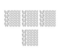 4 Pack Farfalle Delle Unghie Chiodi Farfalla in Lega Decorazioni Per