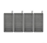 4-Pack HEPA Filter for per dreame per x50 Pro Cylinder 4-Pack | 4-pack value, fits per x50 Pro cylinder, captures 99.9% dust, extends motor life, black color
