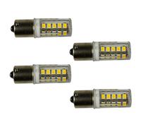 4-Pack HQRP 3W BA15S 33 LED Per Auto Camion RV 93 1141 1156 1073 1093 1129