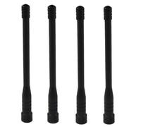 4-Pack HQRP Alto Guadagno Due-Vie Uhf Antenna Telescopica per Motorola C, G, P