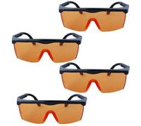 4-Pack HQRP Arancione Lenti Occhiali di Sicurezza per Solidificazione Strato /