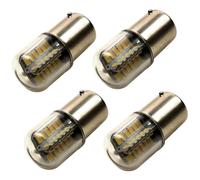 4-Pack HQRP BA15s 48 LED SMD3014 Lampadina per 1141 1156 Uragano 31J Four Winds