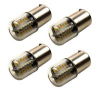 4-Pack HQRP BA15s 48 LED SMD3014 Lampadina per 93 1093 Casita Rv Interno Portico