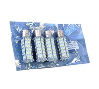 4-Pack HQRP BA15s Base 66 LED Lampadina per 1141 1156 Lance Viaggi Luce Ricambio