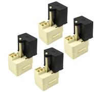 4-Pack HQRP Compressore Ptc Starter / Relè + Kit Condensatore per Crosley CB