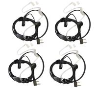 4-Pack HQRP Cuffie Ptt Gola Microfono Per Kenwood Protalk Xls Freetalk Xls Radio
