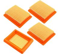 4-Pack HQRP Filtro Aria per Husqvarna Decespugliatore, 521642101 Ricambio