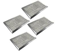 4-Pack HQRP Forno Cappuccio Alluminio Rete Grasso Filtro per Ge WB06X10654