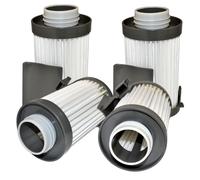 4-Pack HQRP H12 Filtro per Eureka Optima Pet Lover Oh 430 Series Aspirapolveri