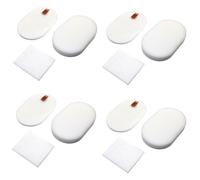 4-Pack HQRP Kit Filtro (Foam&felt) Per Shark Rocket Powerhead AH400 AH452 Series