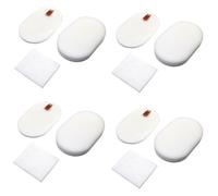 4-Pack HQRP Kit Filtro (Foam&felt) Per Shark Rocket Powerhead AH400 AH452 Series
