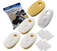 4-Pack HQRP Schiuma & Feltro Kit Filtro Per Shark Razzo Duoclean HV380 HV380W