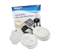 4-Pack HQRP Schiuma & Feltro Kit Filtro per Shark Rocket Hv ,UV Series Vuoto