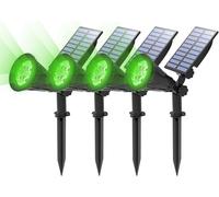 (4 Pack) Luci Solari Da Esterno, 4LED Luci Solari Da Giardino Con Angolo Regolab