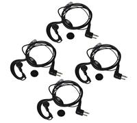 4-Pack Mani Gratis Cuffie Con Ptt Mic per Motorola LTS2000 Mag One BPR-40 PR400