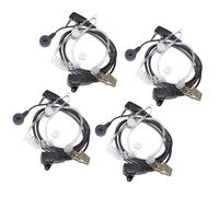 4-Pack Mani Libere Cuffie Per Kenwood TK-3230 TK-3360 TK-3400 TK-3402 TK-5220