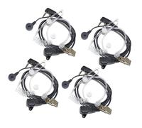 4-Pack Mani Libere Cuffie per Kenwood TK-3230 TK-3360 TK-3400 TK-3402 TK-5220