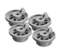 4 Pack Ruote per Rielino del Cesto Inferiore della Lavastoviglie Ricambio Neff Compatibili con Codice Parte 165314