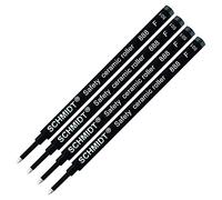 4 Pack - Schmidt 888 Black fine rollerball refill