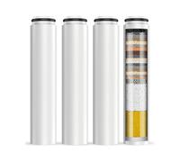 4 Pack Shower Water Filter Replacement Compatible with Cobbe Handheld Shower, Removes Chlorine, Reduces Dry Itchy Skin and Improves Hair Quality, Hard Water Softener Cartridge