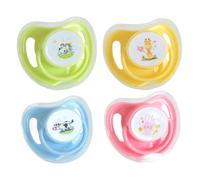 4 Pack Silicone Cat Pacifiers - Puppy Pacifier Small Dogs, Pet Kitten Suckling Soothing | Butterfly Shape With Cover, Chew Toy Animal Accessories, Puppy Teething Toys For Calming Soothing Chewing