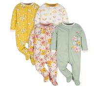 4 Pack Sleep N Play Footie Pigiamino per Bambino e Neonato Bimba 0-24