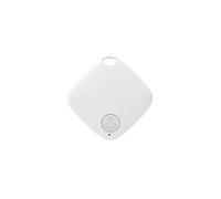 4 Pack Smart Tag Tile Tracker - Localizzatore per utenti iOS, configurazione a un tocco, impermeabile IP67, batteria sostituibile per chiavi, portafogli, bagagli, con portachiavi (A-1 Bianco)