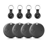 [4 Pack] Sostituzione per Air Tags, [MFI Certification] Bluetooth localizzatori di oggetti, Smart Finder Funziona con Apple Find My(solo iOS),Impermeabile IP68