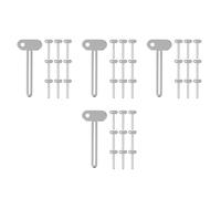 4 Pack Spremi-dentifricio Per Hotel Manuale Piccolo Spremitore Tubi Metallici
